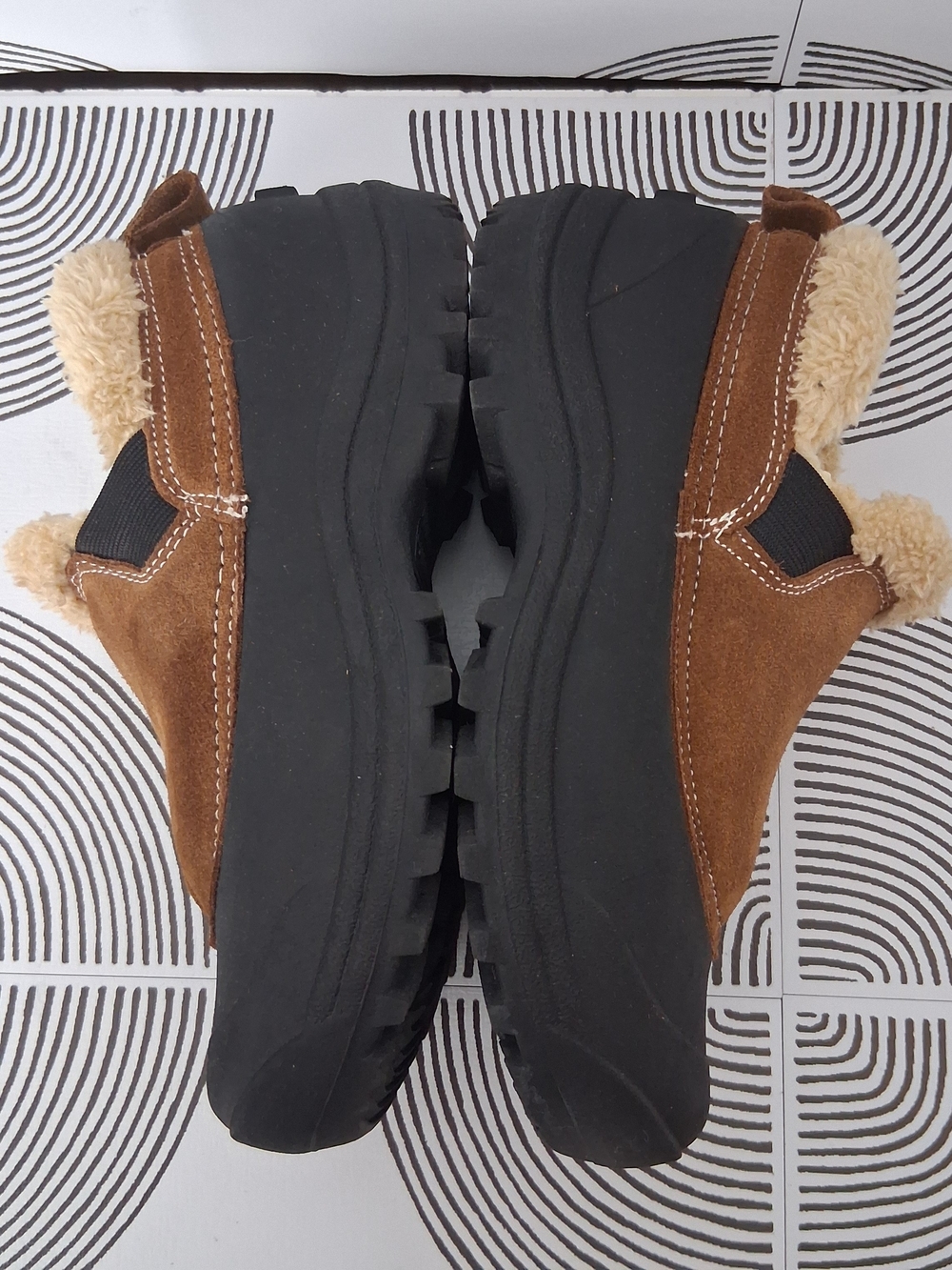 Northside Kayla Women’s Size 9 Winter Snow Boots Brown Suede Slip On Waterproof - Picture 10 of 13